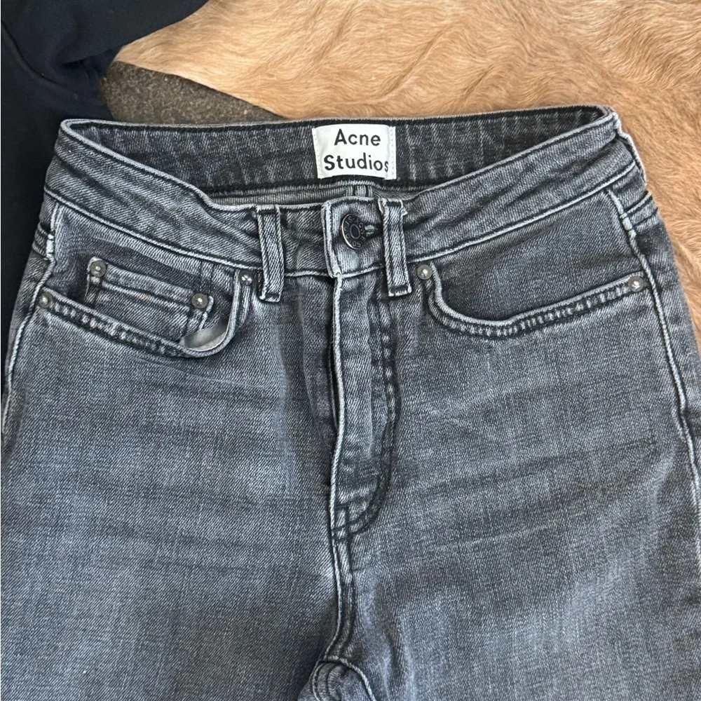 Acne Gray Skinny Jeans “Pin Eighties 2” - Picture 3 of 6